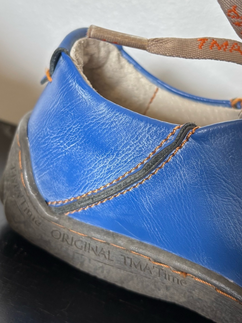 TMA EYES Stitched Leather Walking Hiking Shoes Womens Size 41 EUR (9 US) Blue - Picture 12 of 15